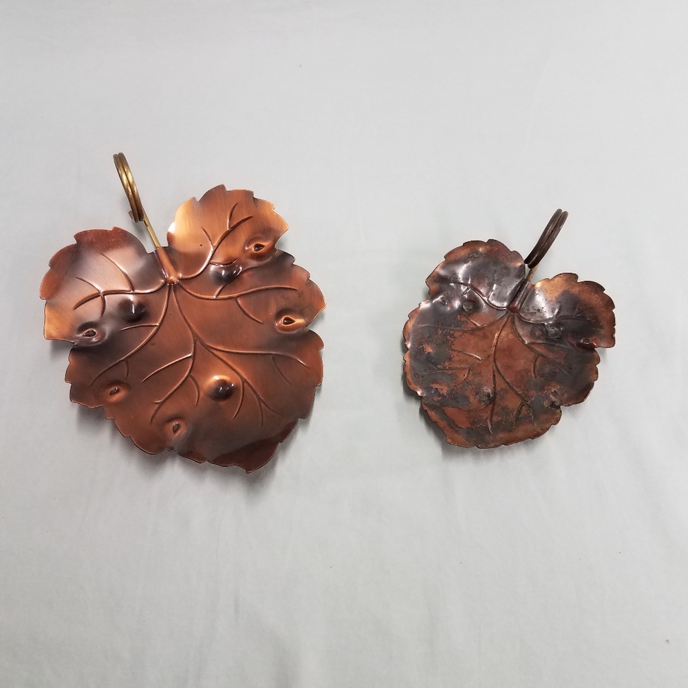 Copper Craft Guild Leaf Dish